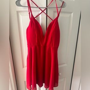 Charlotte Russe Red Dress- Medium